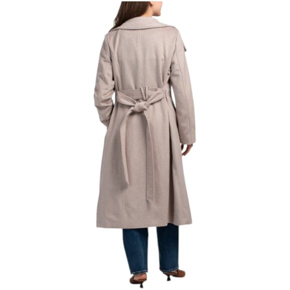 COLE HAAN Wool Blend Maxi Wrap Coat - Picture 2 of 3